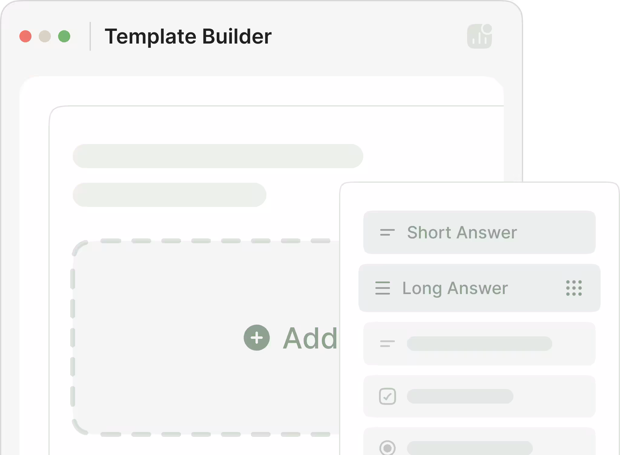 Template builder